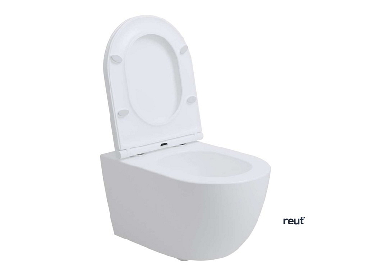 kielle Oudee Závesné WC s doskou SoftClose, Rimless Vortex+, biela 30102006