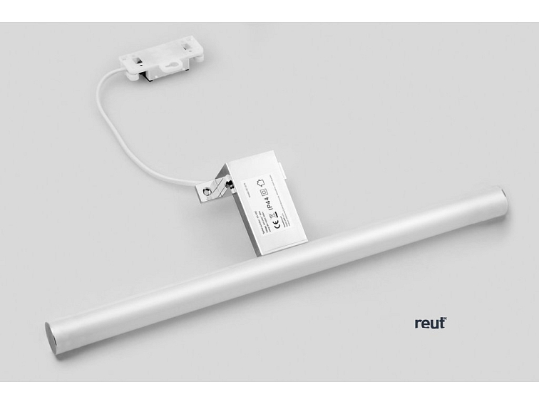 Aqualine KRONAS LED svietidlo, 6W, 230V, 400x40x100mm, IP44, plast, chrome KA400