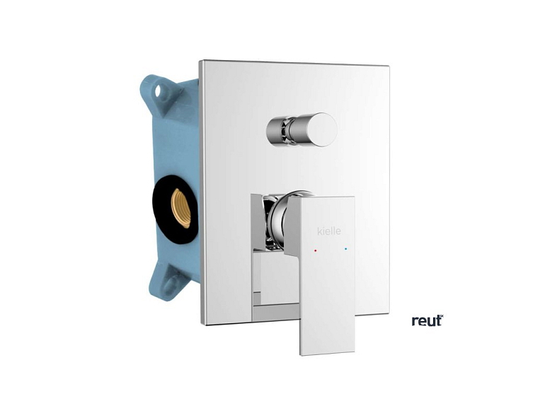 kielle Arkas I Sprchový set s batériou pod omietku, na 2 spotrebiče, s príslušenstvom a telesom, chróm 20611SP20