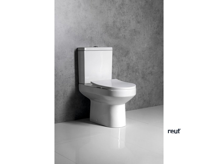 Aqualine VERMET WC kombi mísa, spodný/zadný odpad, biela VR038