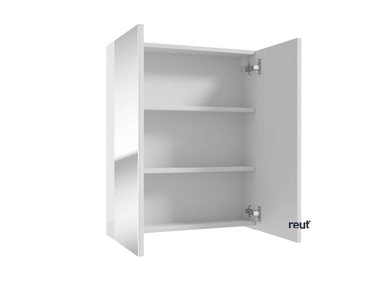 kielle Vega Zrkadlová skrinka, 60x73x15 cm, lesklá biela 50118600