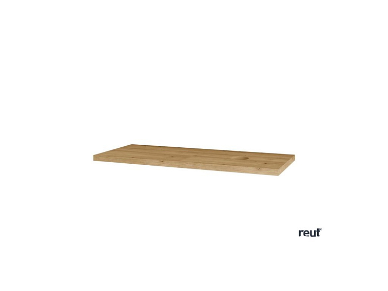 kielle Idolio Doska pod umývadlo 120 cm, s výrezom, karamel 50524121