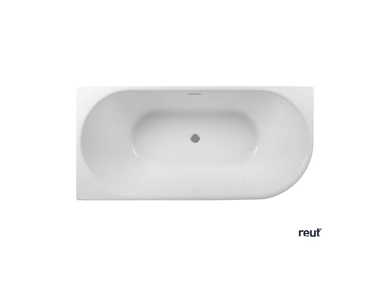 kielle Idolio Voľne stojaca rohová vaňa 170x80 cm, ľavá, biela 1122453L0