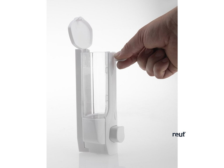 Aqualine Dávkovač tekutého mydla na zavesenie 350ml, biely 72027