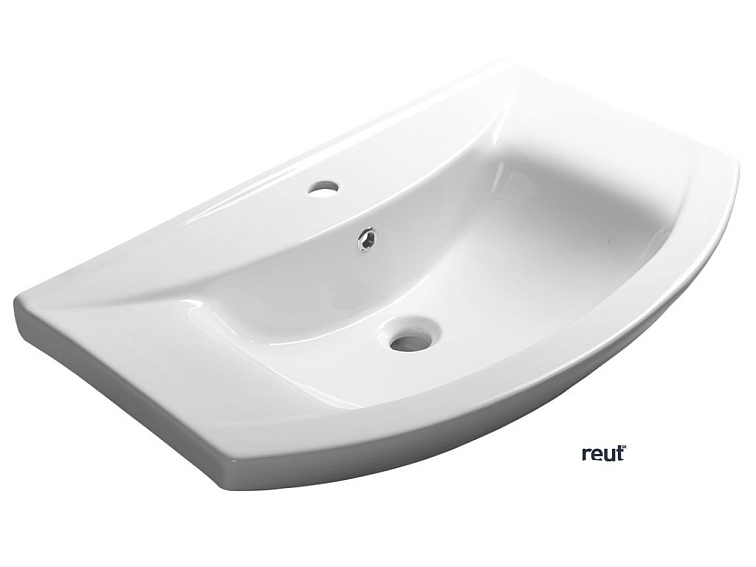 Aqualine ZERO keramické umývadlo nábytkové 75x48,5cm, biela 6075