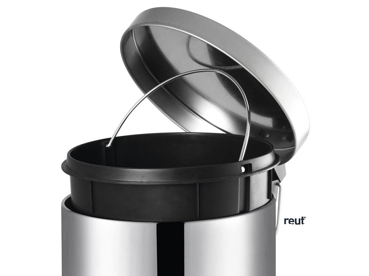 Aqualine SIMPLE LINE odpadkový kôš guľatý 20l, nerez lesk 27120