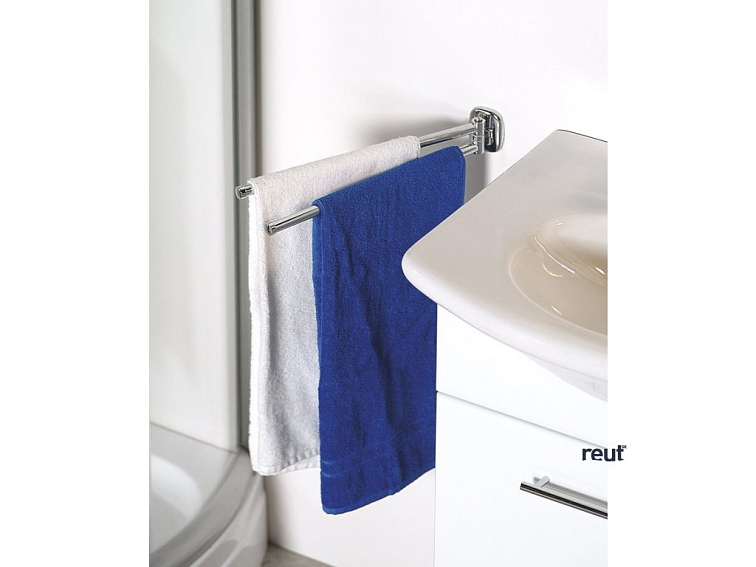 Aqualine RUMBA držiak uterákov kruh, chróm RB106