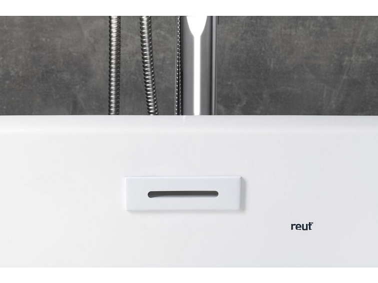 Aqualine SET krytka prepadu, vaňová výpusť 6/4", click-clack, biela lesk TF9005W