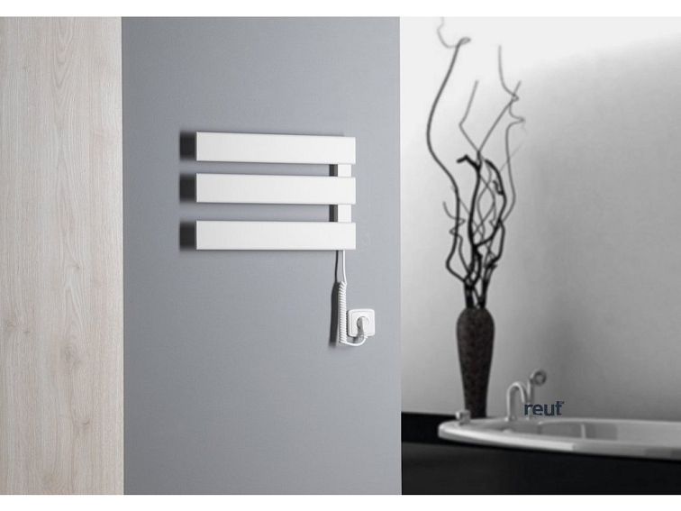 Aqualine ELVIS elektrický sušiak uterákov 457x342x55 mm, 50 W, biela EB480