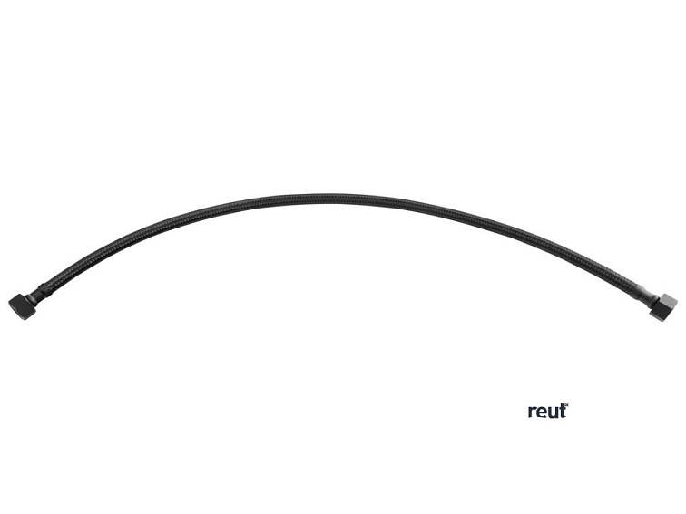 Aqualine Flexibilná nerezová hadica FxF 3/8"x3/8", 60cm, čirna mat 33106B