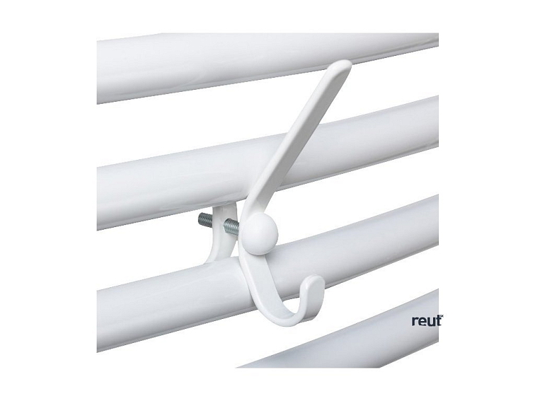 Aqualine Háčik na vykurovacie teleso, biela 2602S