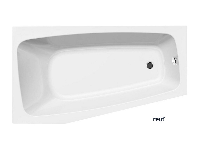 Aqualine BEROUNKA Rohová vaňa 160x90x42 cm, ľavá ,biela A1690