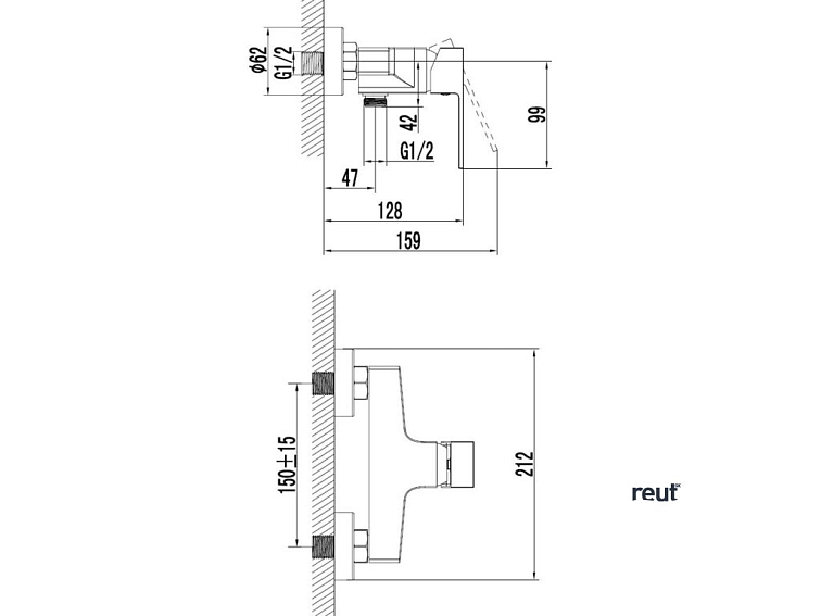 kielle Arkas I Páková sprchová batéria, chróm 10211100