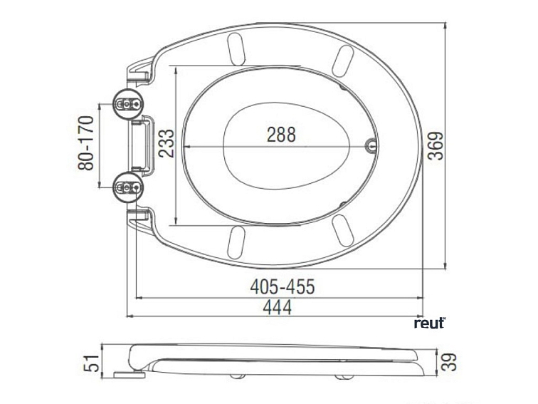 Aqualine WC sedátko s integrovaným detským WC sedátkem, Soft Close, Easy Take, biela FS125