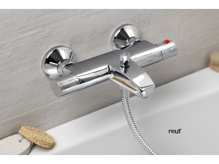 Aqualine ACTION nástenná sprchová termostatická batéria, chróm MB155