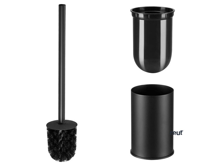 Aqualine SAMBA WC kefa nástenná, čierná SB304