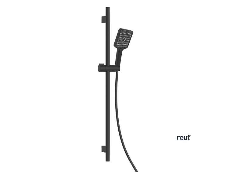 kielle Vega Set sprchovej hlavice, tyče a hadice, matná čierna 20418SE4