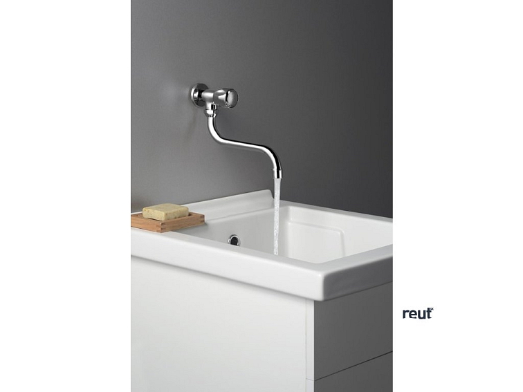 Aqualine Nástenný ventil 1/2´´, otočná hubica, chróm ZY1812