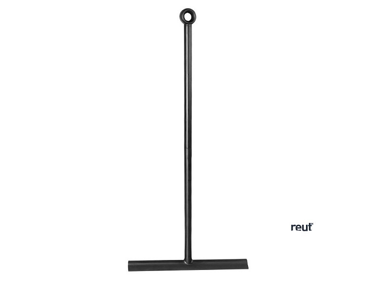 Aqualine Podlahová stierka 300x890mm, čierna SQ121B