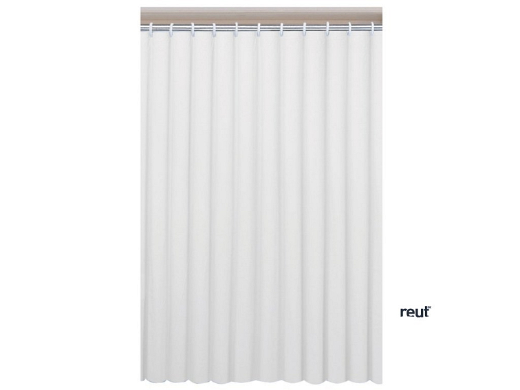 Aqualine Sprchový záves 180x200cm, vinyl, biela ZV020