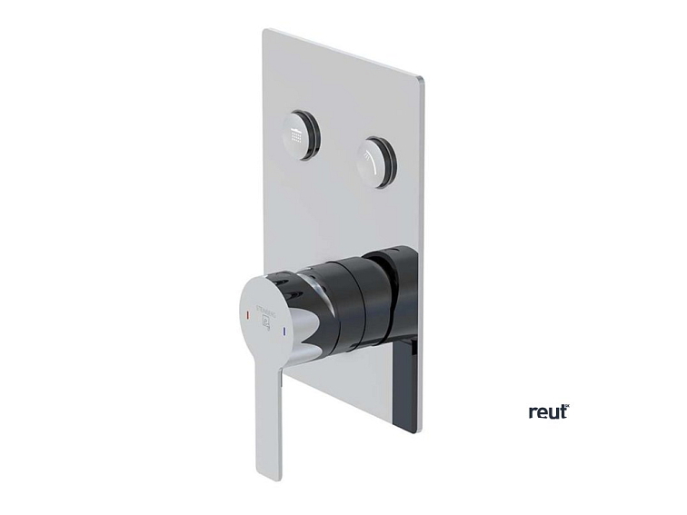 Steinberg 390 Batéria pod omietku na 2 spotrebiče, chróm 390 2221 3