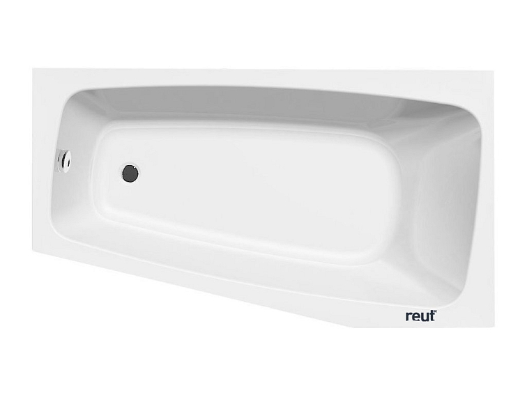 Aqualine BEROUNKA Rohová vaňa 160x90x42 cm, pravá ,biela A1691