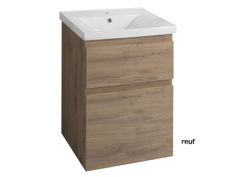 Aqualine ALTAIR umývadlová skrinka 52x72,5x45cm, dub emporio AI355