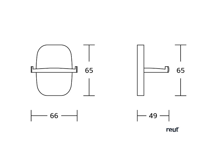 Aqualine RUMBA dvojháčik, chróm RB123