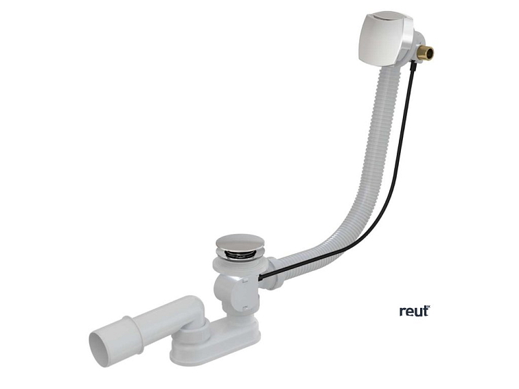 kielle Odtokové súpravy Vaňová odtoková a prepadová súprava s napúšťaním, dĺžka 570 mm, chróm 11601030