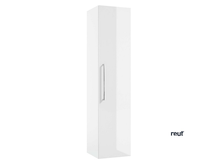 kielle Vega Vysoká skrinka závesná, 140x33x33 cm, lesklá biela 50218010