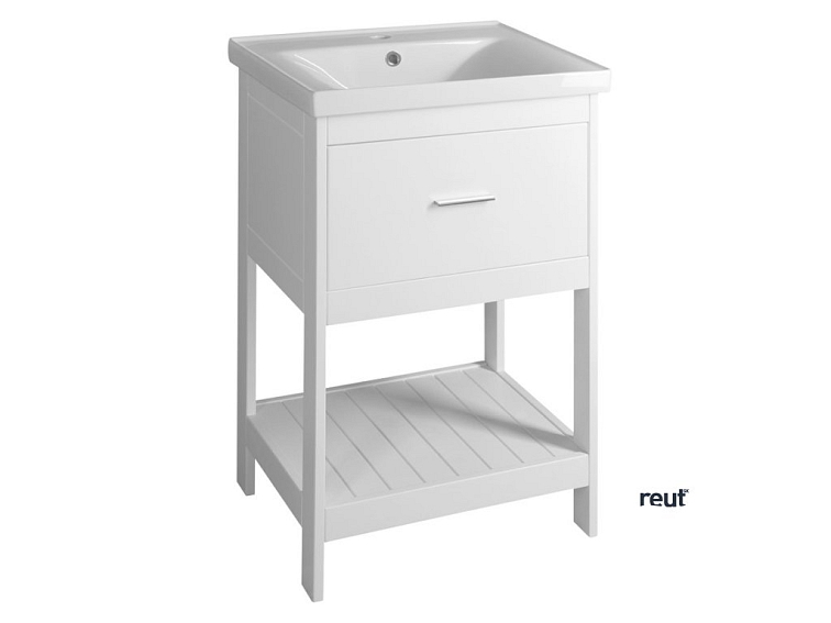 Aqualine SAVA 55 keramické umývadlo nábytkové 55x46cm, biela 2055