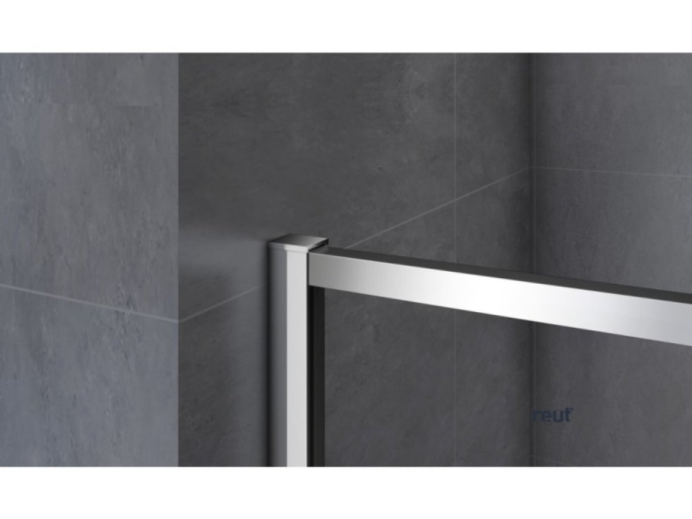 Sprchový kút Lusso Slim obdĺžnik posuvný 120x90 cm, číre sklo