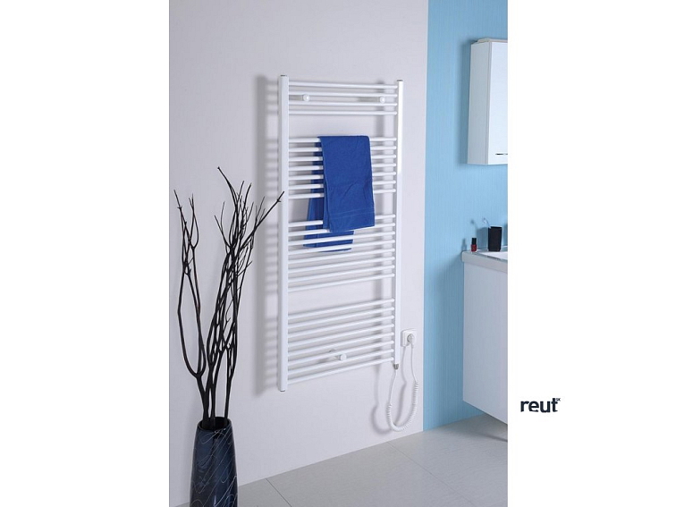 Aqualine DIRECT-E & ORBIT-E DIRECT-E elektrické vykurovacie teleso, rovné, 600x1320 mm, 600 W, biela ILE36T