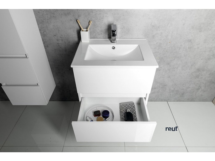 Aqualine PANEDA umývadlová skrinka 59,5x55x45,2cm, biela PN260