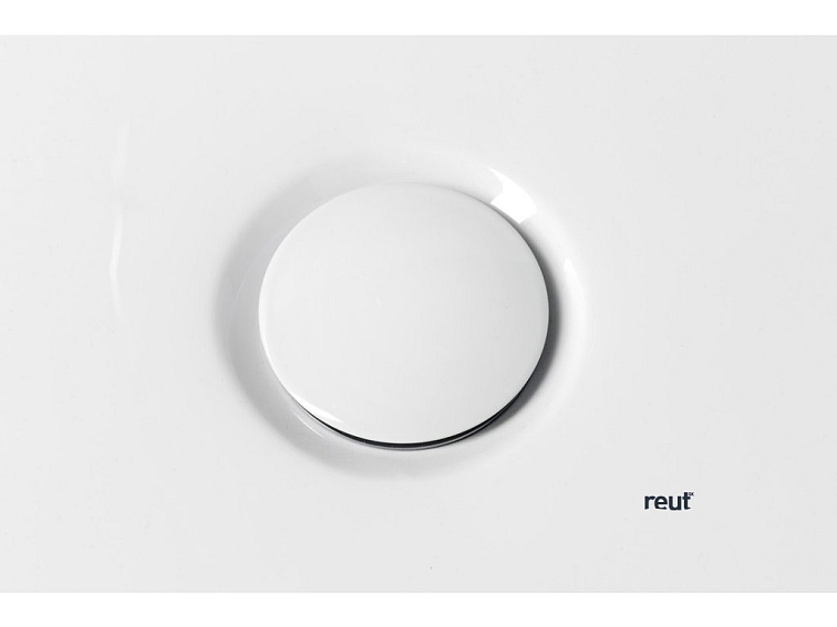 Aqualine SET krytka prepadu, vaňová výpusť 6/4", click-clack, biela lesk TF9005W