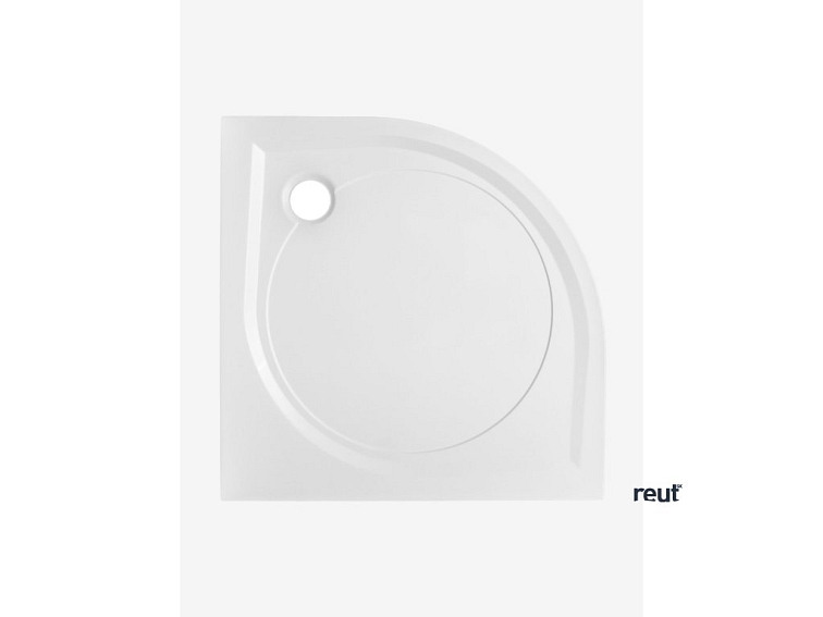 CA PLAST Sprchová vanička z liateho mramoru Paolo oblúk 90x90 cm R550