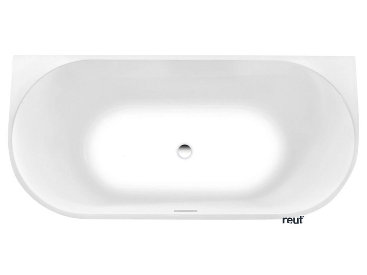 Aqualine TAJO nástenná stojaca vaňa 170x80cm, biela E1980