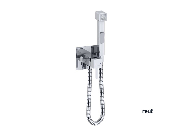 kielle Arkas I Set pákovej batérie pod omietku s bidetovou spŕškou, chróm 10411200