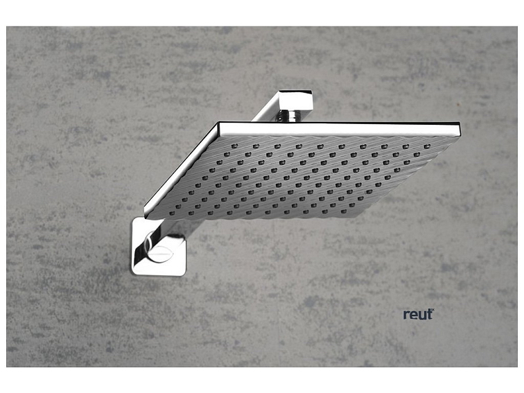 Aqualine Sprchové ramienko hranaté nízké, 400mm, chróm TQ043
