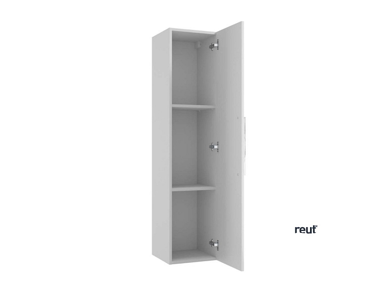 kielle Vega Vysoká skrinka závesná, 140x33x33 cm, lesklá biela 50218010