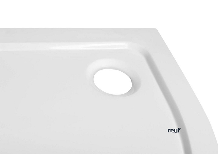 Aqualine TECMI vanička z liateho mramoru, štvrťkruh 80x80x3cm, R55 PQ558