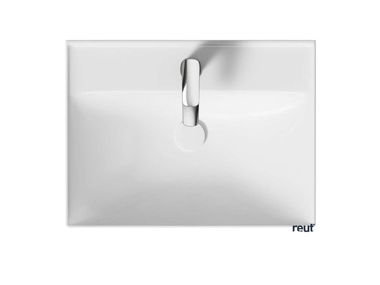 kielle Arkas I Umývadlo, 60x45 cm, s prepadom, s otvorom na batériu, biela 30611600