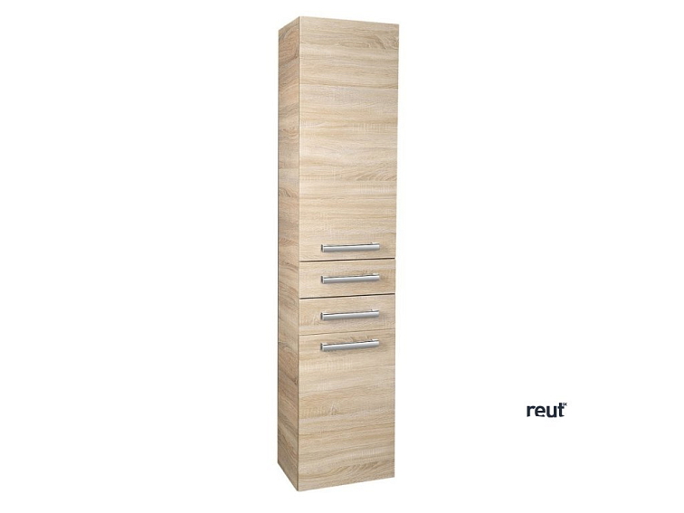 Aqualine VEGA Skrinka vysoká 35x184x31cm, dub platin VG985