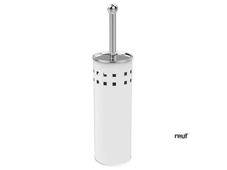 Aqualine SIMPLE LINE WC kefa valcovitá s otvormi, biela 04002W