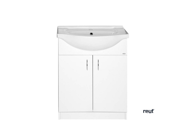 Aqualine SIMPLEX ECO 60 umývadlová skrinka vrátane umývadla 58,5x83,5x30,7cm SIME600