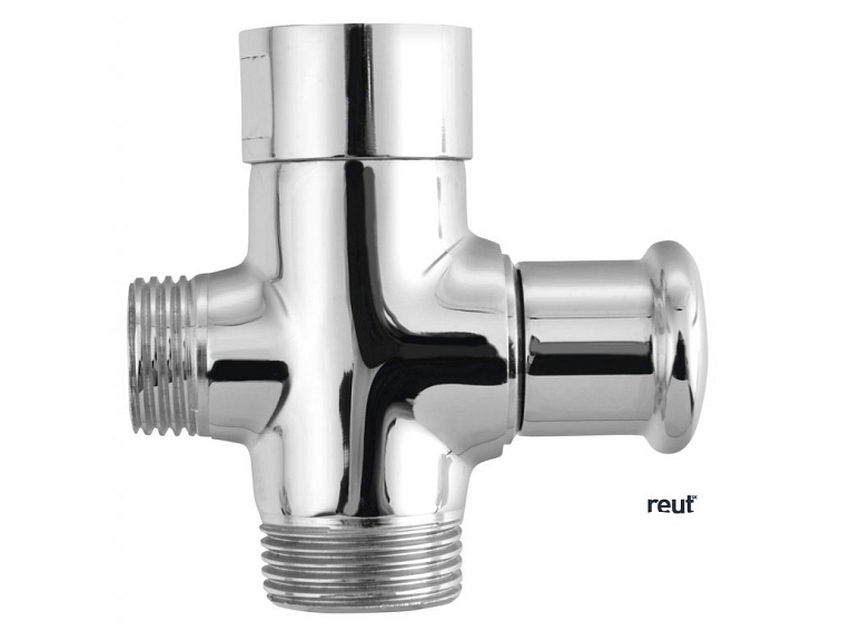 Aqualine Prepínač sprchové baterie F3/4"-M1/2"xM3/4", chróm ND52140