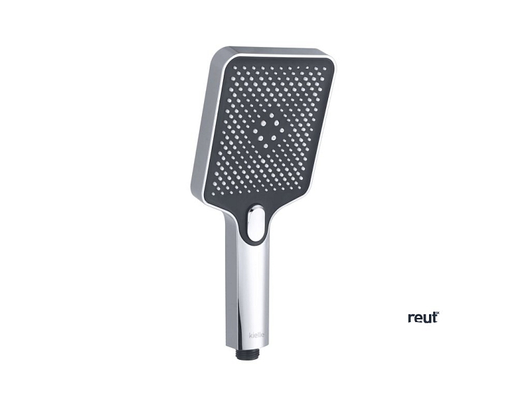 kielle Vega Set sprchovej hlavice, tyče a hadice, chróm/čierna 20418SE70