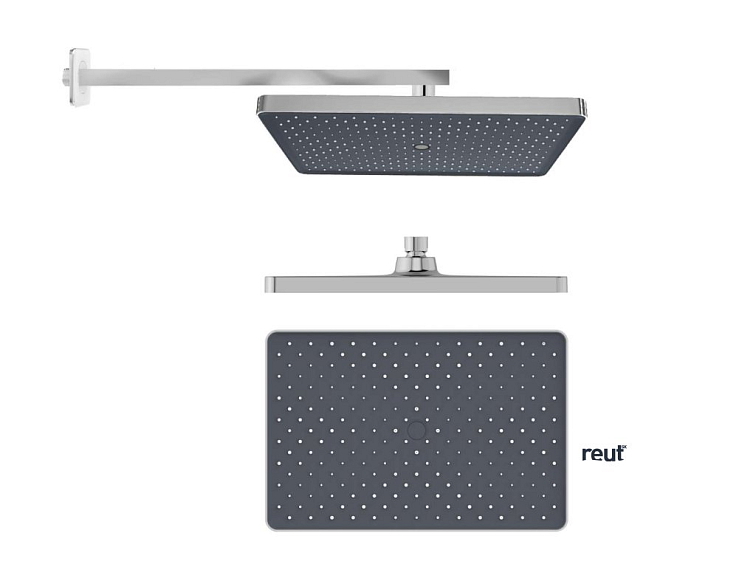 kielle Vega Sprchový set s batériou pod omietku, na 2 spotrebiče, s príslušenstvom a telesom, chróm 20618SP10