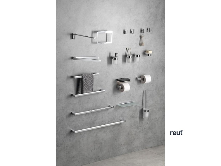 Gedy PIRENEI držiak uterákov 450mm, čierna matná PI214514