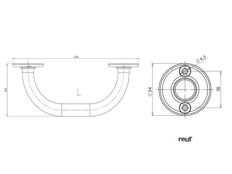 Aqualine WHITE LINE madlo k vani 20x8cm, biela 8005